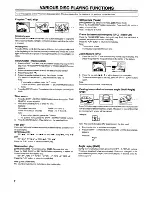 Предварительный просмотр 10 страницы Sanyo HTD-5201 Instruction Manual