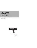 Sanyo HV-DX4EV Service Manual preview