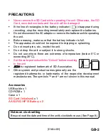 Предварительный просмотр 3 страницы Sanyo ICR-1000 Instruction Manual