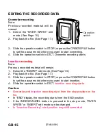 Предварительный просмотр 16 страницы Sanyo ICR-1000 Instruction Manual