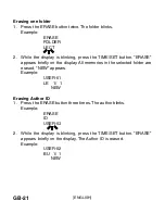 Preview for 22 page of Sanyo ICR-1000 Instruction Manual