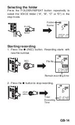 Preview for 15 page of Sanyo ICR-A181M Instruction Manual