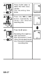 Preview for 28 page of Sanyo ICR-A181M Instruction Manual