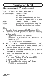 Preview for 38 page of Sanyo ICR-A181M Instruction Manual