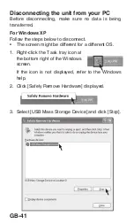 Preview for 42 page of Sanyo ICR-A181M Instruction Manual