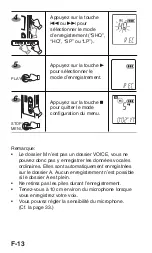 Preview for 120 page of Sanyo ICR-A181M Instruction Manual