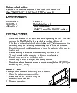 Предварительный просмотр 3 страницы Sanyo ICR-B150 Instruction Manual