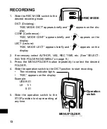 Предварительный просмотр 14 страницы Sanyo ICR-B150 Instruction Manual