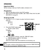 Предварительный просмотр 20 страницы Sanyo ICR-B150 Instruction Manual