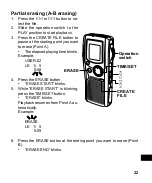 Предварительный просмотр 23 страницы Sanyo ICR-B150 Instruction Manual