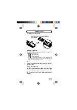 Preview for 5 page of Sanyo ICR-B170NX Instruction Manual