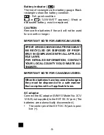 Preview for 6 page of Sanyo ICR-B35 Instruction Manual