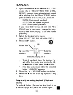 Preview for 15 page of Sanyo ICR-B35 Instruction Manual