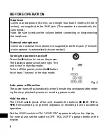 Preview for 6 page of Sanyo ICR-B50 - 8 MB Digital Voice Recorder Instruction Manual