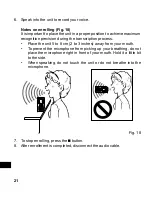 Preview for 22 page of Sanyo ICR-B50 - 8 MB Digital Voice Recorder Instruction Manual