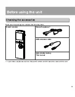 Preview for 9 page of Sanyo ICR-EH800D - Xacti Digital Sound Recorder Instruction Manual