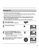 Preview for 75 page of Sanyo ICR-EH800D - Xacti Digital Sound Recorder Instruction Manual