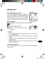 Preview for 5 page of Sanyo ICR-FP500 Instruction Manual