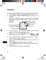 Preview for 12 page of Sanyo ICR-FP500 Instruction Manual