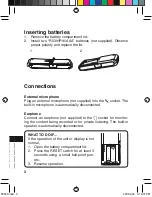 Preview for 4 page of Sanyo ICR-FP550 Instruction Manual