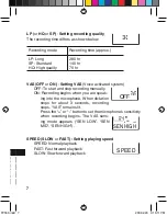 Preview for 8 page of Sanyo ICR-FP550 Instruction Manual