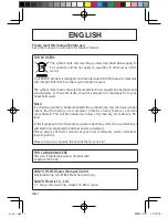 Preview for 2 page of Sanyo ICR-FP600D - Digital MP3 Voice Recorder Instruction Manual