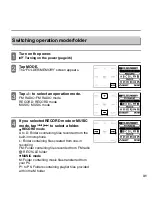 Preview for 31 page of Sanyo ICR-XPS01M - Xacti Digital Sound Recorder Instruction Manual