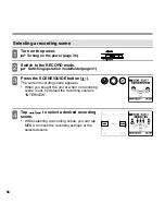 Preview for 56 page of Sanyo ICR-XPS01M - Xacti Digital Sound Recorder Instruction Manual