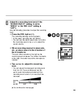 Preview for 59 page of Sanyo ICR-XPS01M - Xacti Digital Sound Recorder Instruction Manual