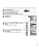 Preview for 69 page of Sanyo ICR-XPS01M - Xacti Digital Sound Recorder Instruction Manual