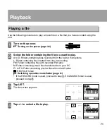 Preview for 71 page of Sanyo ICR-XPS01M - Xacti Digital Sound Recorder Instruction Manual