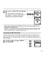 Preview for 117 page of Sanyo ICR-XPS01M - Xacti Digital Sound Recorder Instruction Manual