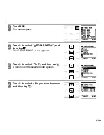 Preview for 119 page of Sanyo ICR-XPS01M - Xacti Digital Sound Recorder Instruction Manual