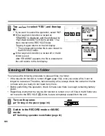 Preview for 120 page of Sanyo ICR-XPS01M - Xacti Digital Sound Recorder Instruction Manual