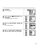 Preview for 121 page of Sanyo ICR-XPS01M - Xacti Digital Sound Recorder Instruction Manual