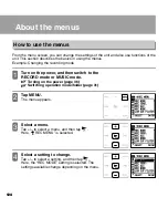 Preview for 124 page of Sanyo ICR-XPS01M - Xacti Digital Sound Recorder Instruction Manual