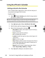 Preview for 134 page of Sanyo KATANA - Cell Phone - CDMA User Manual