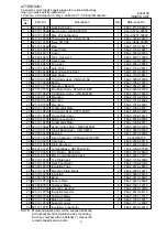 Preview for 3 page of Sanyo KH3672R / C3672R Parts List