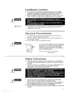 Предварительный просмотр 3 страницы Sanyo KHS1232 Instruction Manual