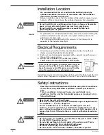 Предварительный просмотр 4 страницы Sanyo KHS2432 Instruction Manual