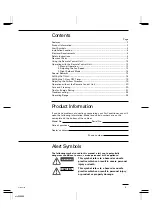 Предварительный просмотр 3 страницы Sanyo KS2432A Instruction Manual