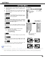 Preview for 36 page of Sanyo LC-X1000 Owner'S Instruction Manual