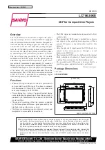 Preview for 1 page of Sanyo LC78626KE Manual