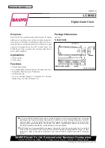 Предварительный просмотр 1 страницы Sanyo LC85632 Manual