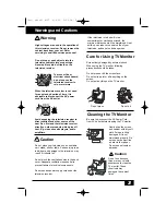 Preview for 3 page of Sanyo LCD-15CA1Z Instruction Manual