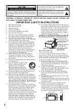 Предварительный просмотр 2 страницы Sanyo LCD-19E3 Instruction Manual