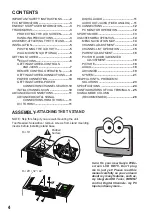 Предварительный просмотр 4 страницы Sanyo LCD-19E3 Instruction Manual