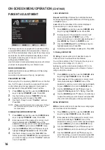 Предварительный просмотр 16 страницы Sanyo LCD-19E3 Instruction Manual