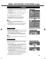 Предварительный просмотр 23 страницы Sanyo LCD-19K40 Instruction Manual