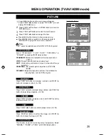 Предварительный просмотр 25 страницы Sanyo LCD-19K40 Instruction Manual